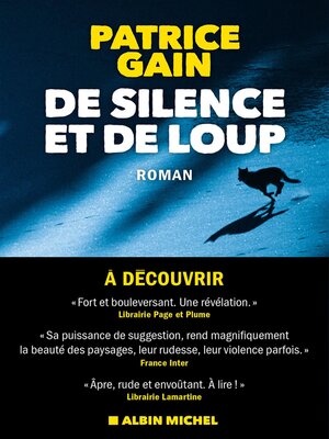 cover image of De silence et de loup